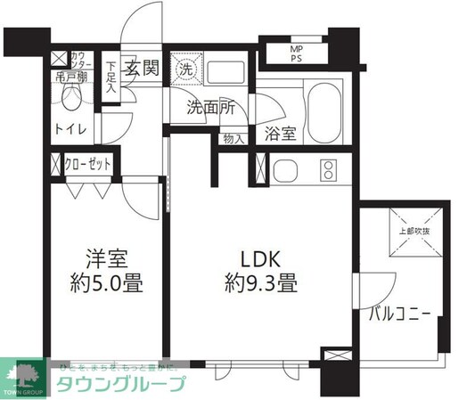 クリオ渋谷ラモードの物件間取画像